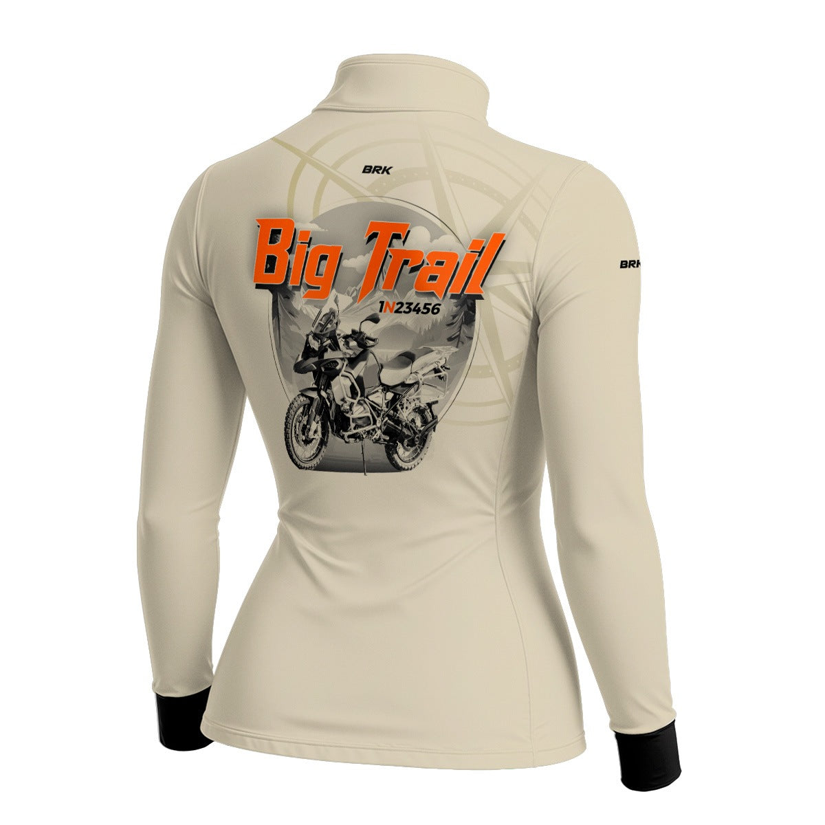 Camisa de Motociclismo Feminina Brk Big Trail Simples com Proteção Solar UV50+