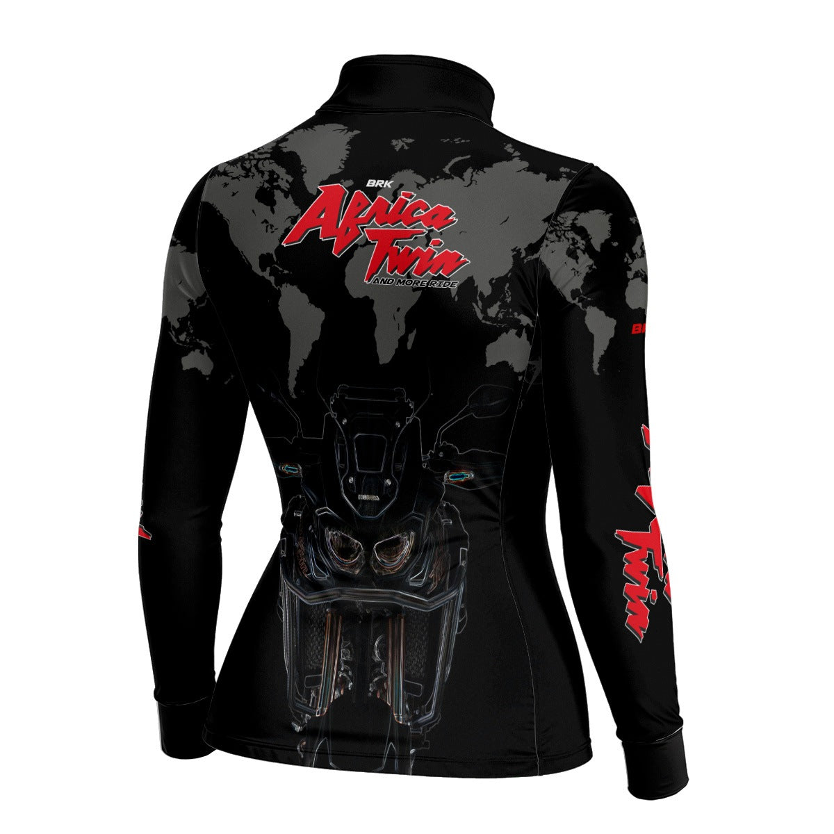 Camisa Feminina Motociclismo Brk Honda África Twin 1100 com Proteção Solar UV50+