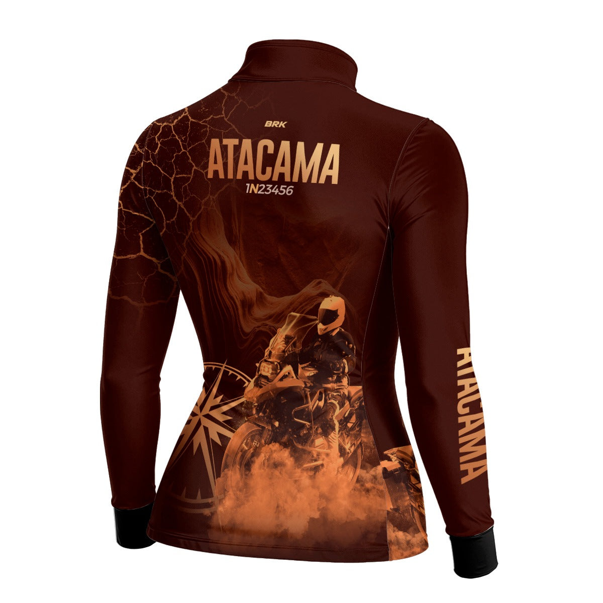 Camisa de Motociclismo Feminina Brk Deserto do Atacama com Proteção Solar UV50+