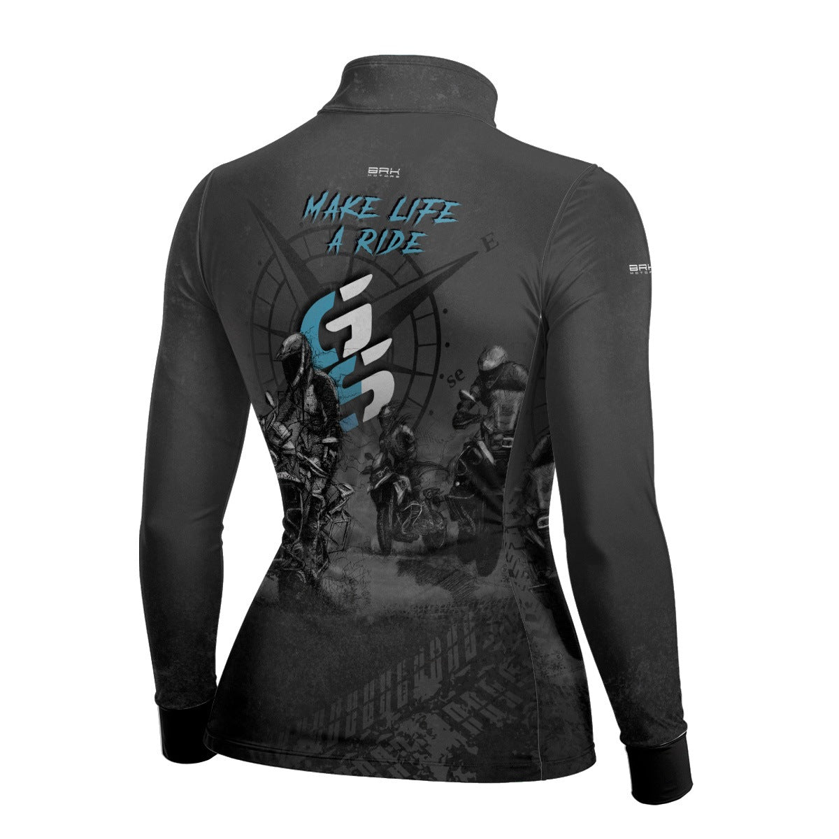 Camisa de Motociclismo Feminina Brk GS Life A Ride com Proteção Solar UV50+