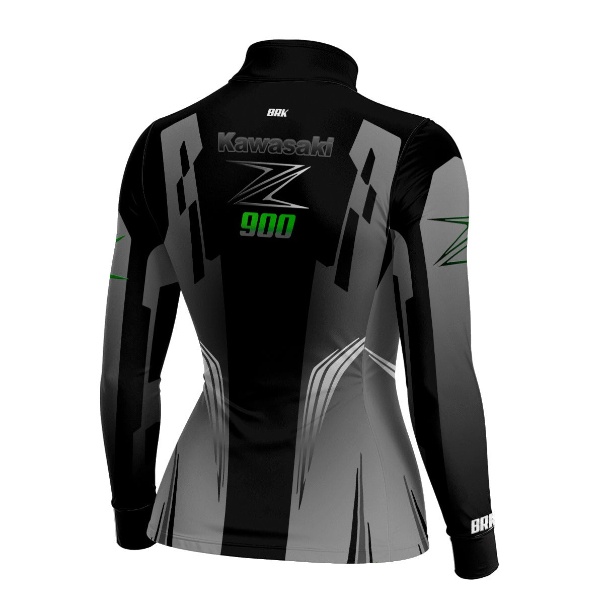 Camisa de Motociclismo Feminina Brk Kawasaki Z900 com Proteção UV50+