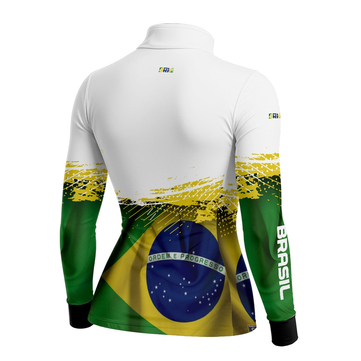 Camisa Feminina Brk Brasil Branca com Proteção Solar UV50+