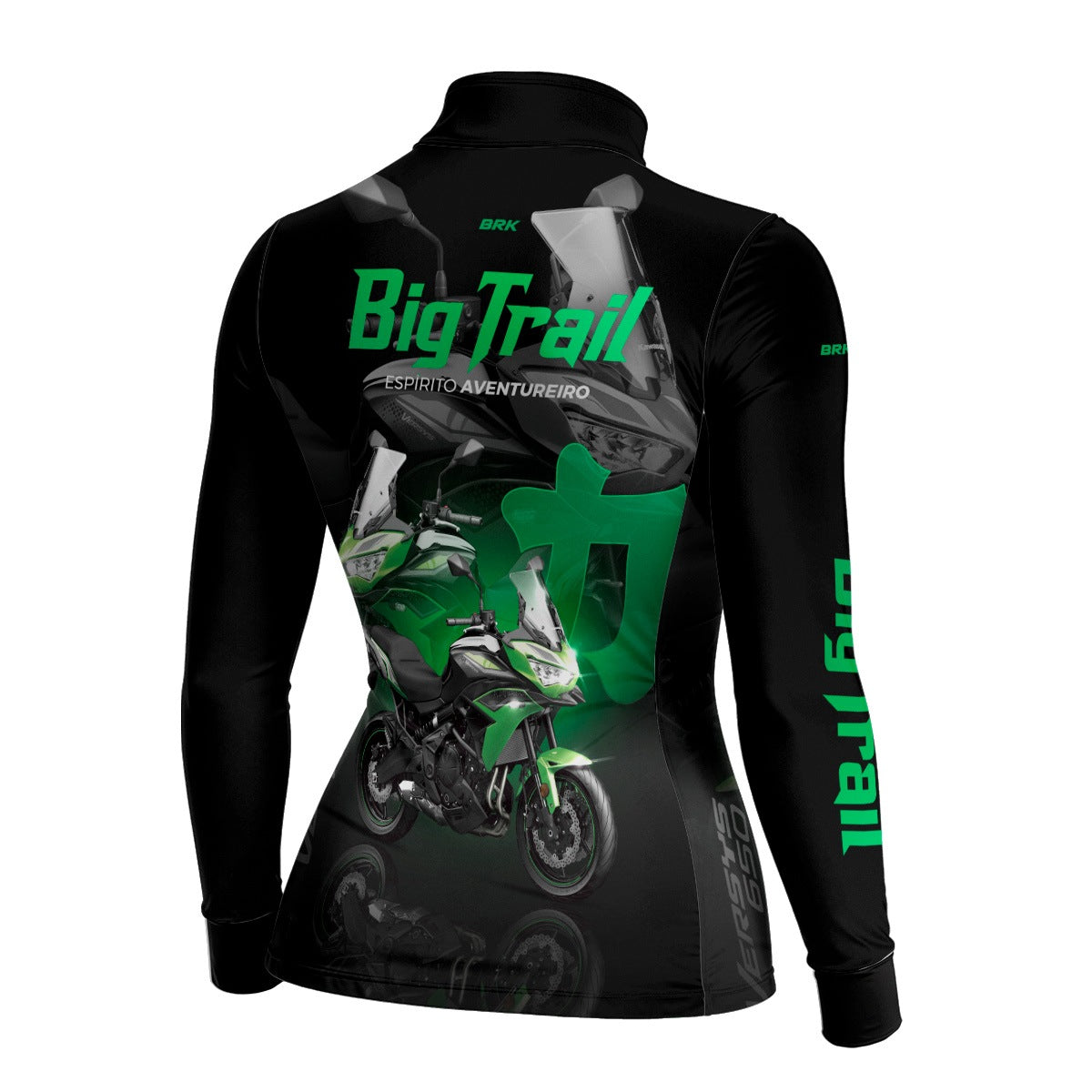 Camisa de Motociclismo Feminina Brk Versys 650 com Proteção Solar UV50+