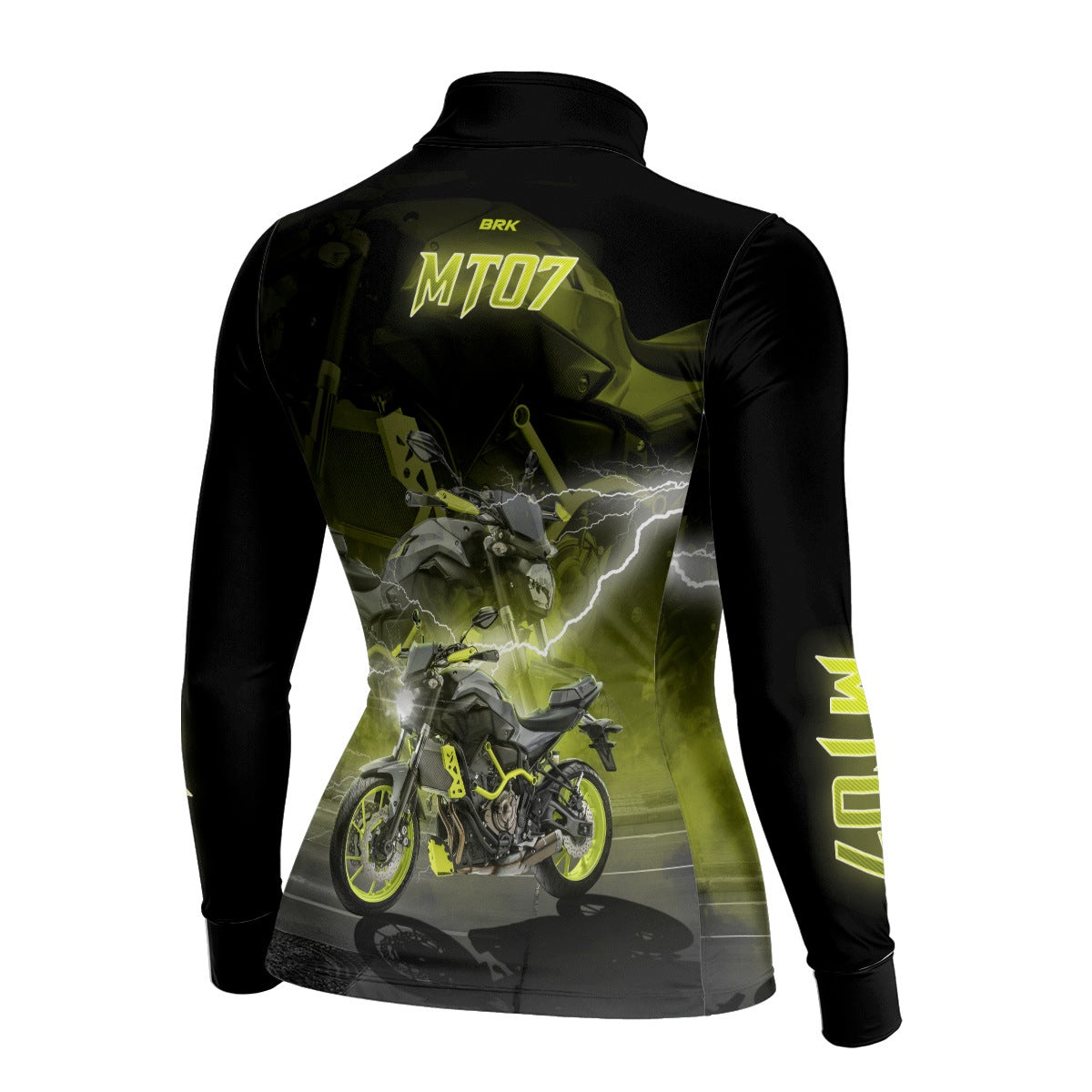 Camisa de Motociclismo Feminina Brk Yamaha MT 07 com Proteção UV50+