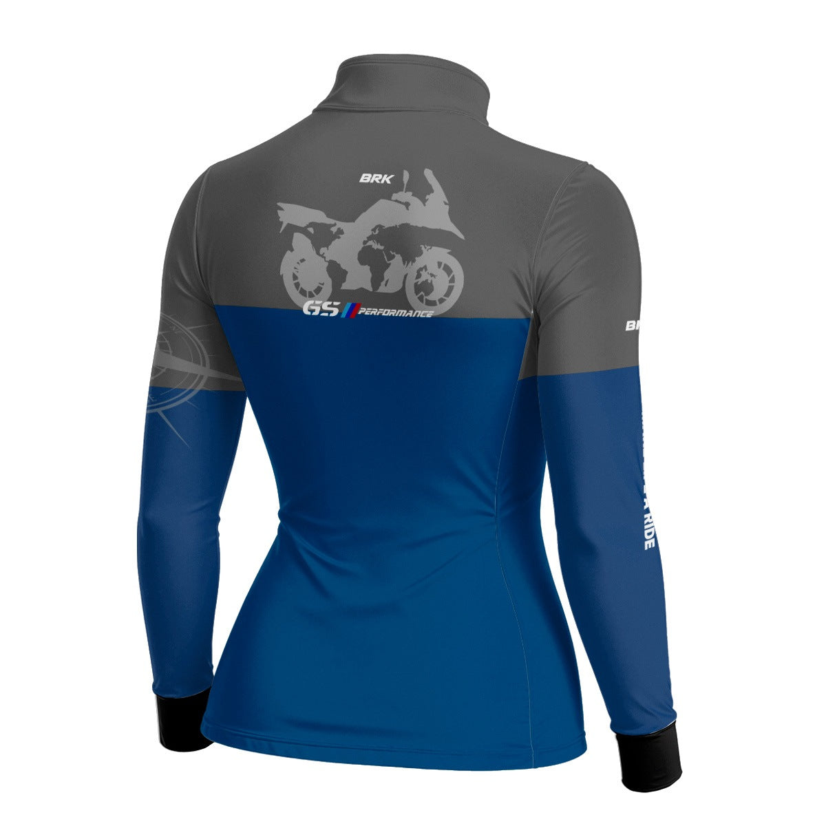 Camisa de Motociclismo Feminina Brk Big Trail GS Performance com Proteção Solar UV50+