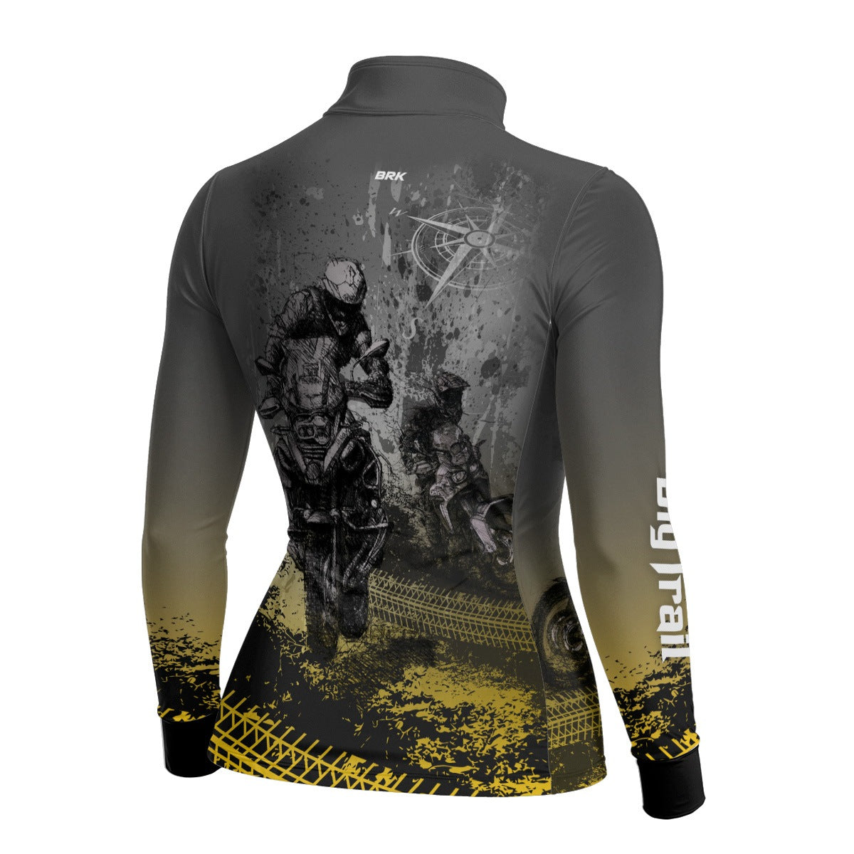 Camisa de Motociclismo Feminina Brk Big Trail Life com Proteção Solar UV50+