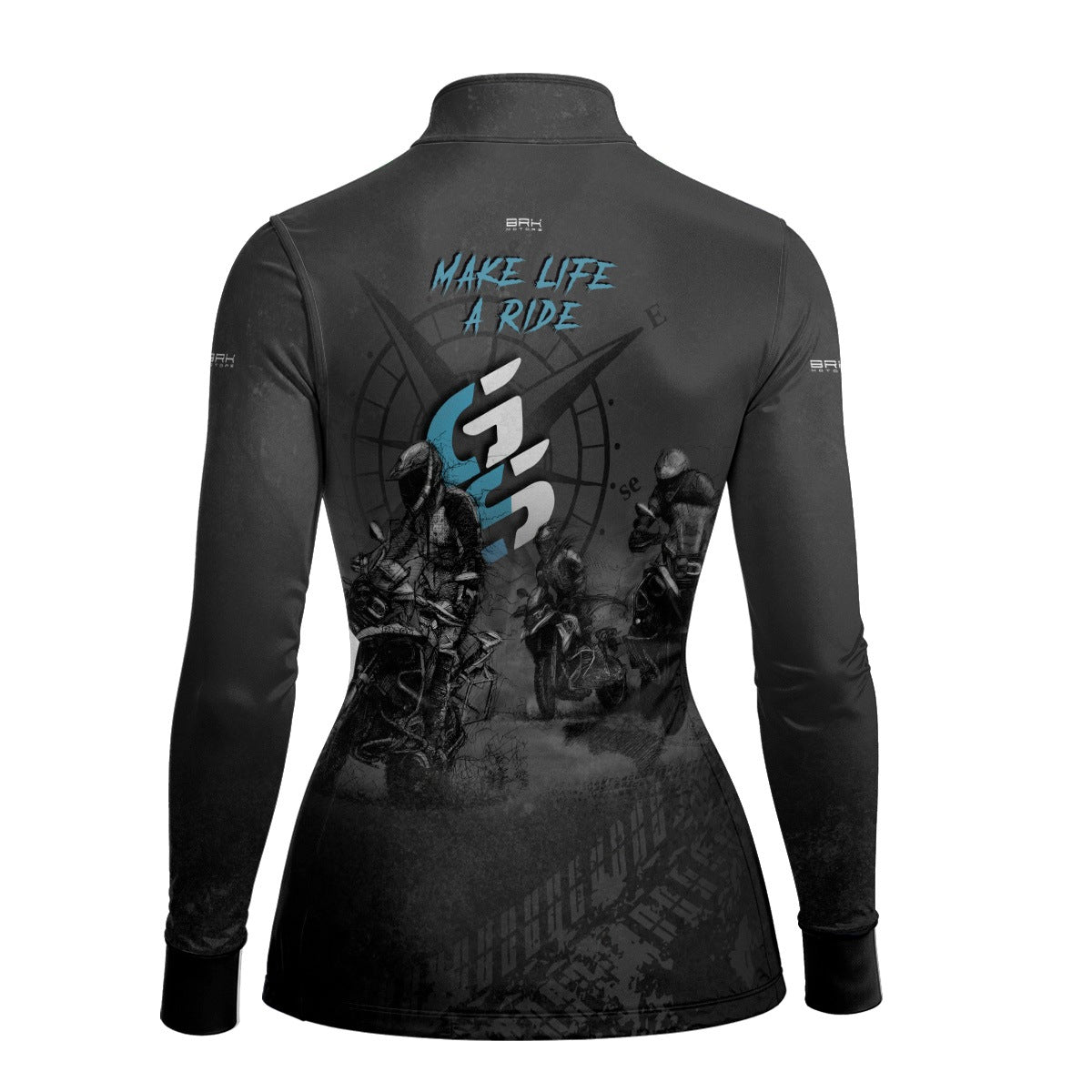 Camisa de Motociclismo Feminina Brk GS Life A Ride com Proteção Solar UV50+