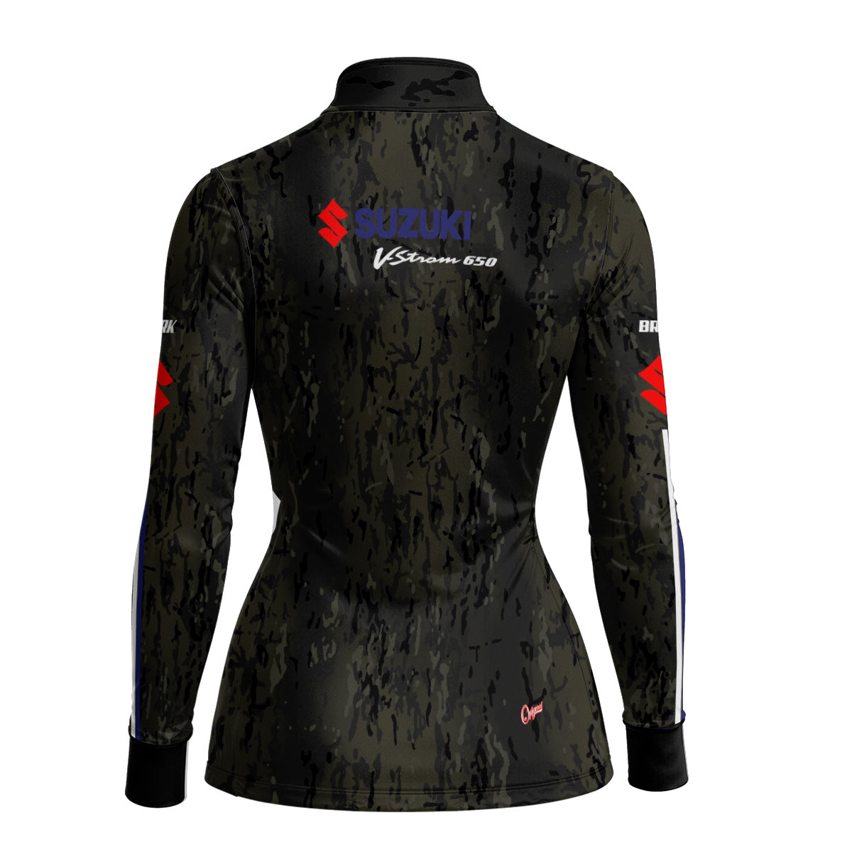Camisa de Motociclismo Feminina Brk Suzuki VStrom 650 com Proteção UV50+