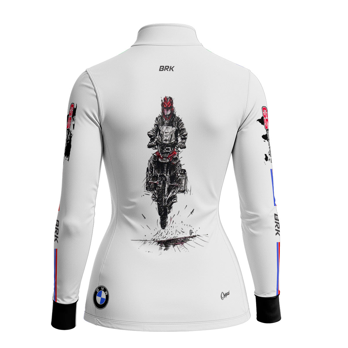 Camisa de Motociclismo Feminina Brk GS Adventure 03 com Proteção UV50+