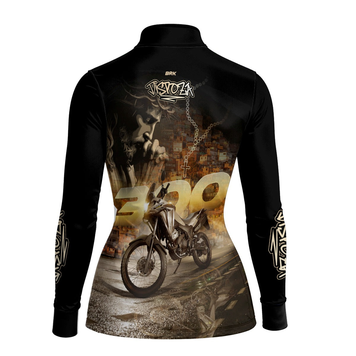 Camisa de Motociclismo Feminina Brk Sahara Adventure Proteção UV50+