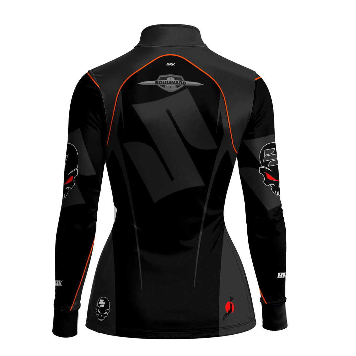 Camisa de Motociclismo Feminina Brk Suzuki Boulevard com Proteção UV50+