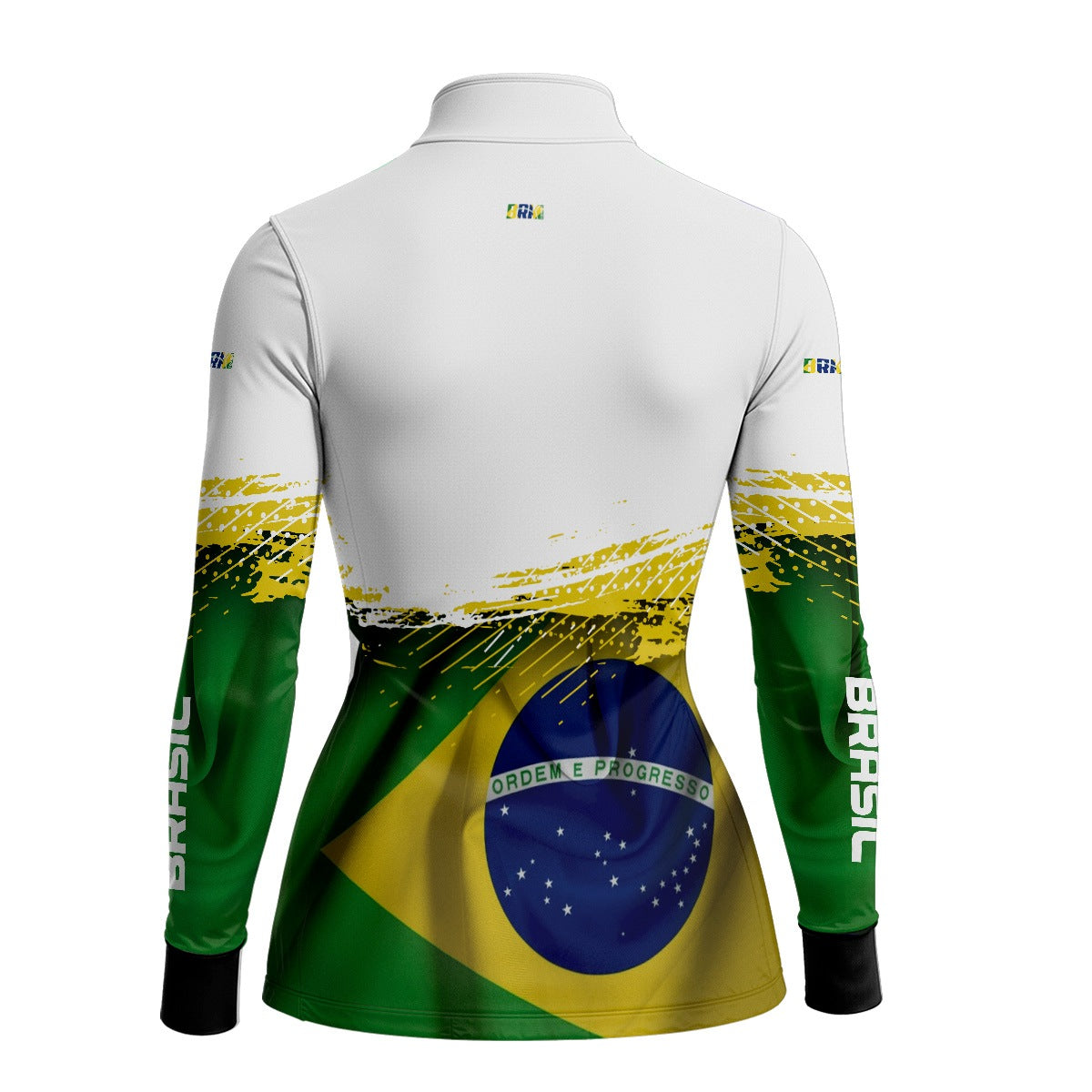 Camisa Feminina Brk Brasil Branca com Proteção Solar UV50+