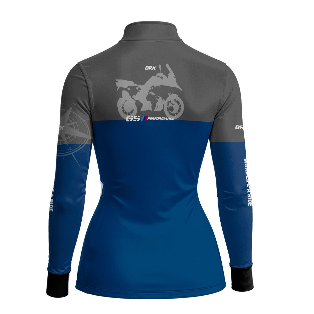 Camisa de Motociclismo Feminina Brk Big Trail GS Performance com Proteção Solar UV50+