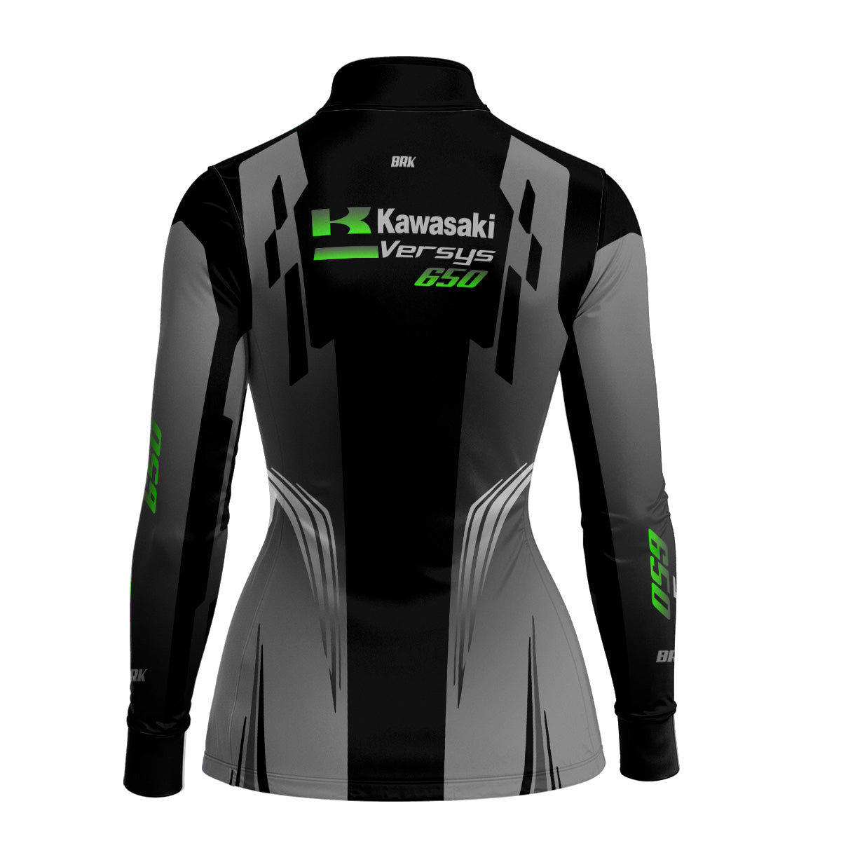 Camisa de Motociclismo Feminina Brk Kawasaki Versys 650 com Proteção UV50+