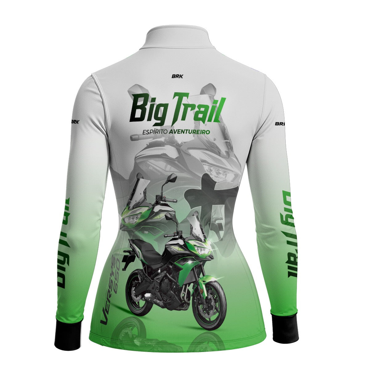 Camisa de Motociclismo Feminina Brk Big Trail Expedição Argentina com Proteção Solar UV50+