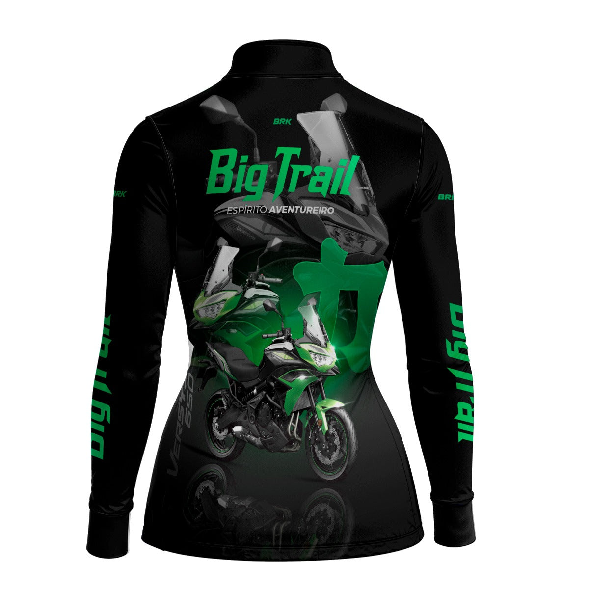 Camisa de Motociclismo Feminina Brk Versys 650 com Proteção Solar UV50+