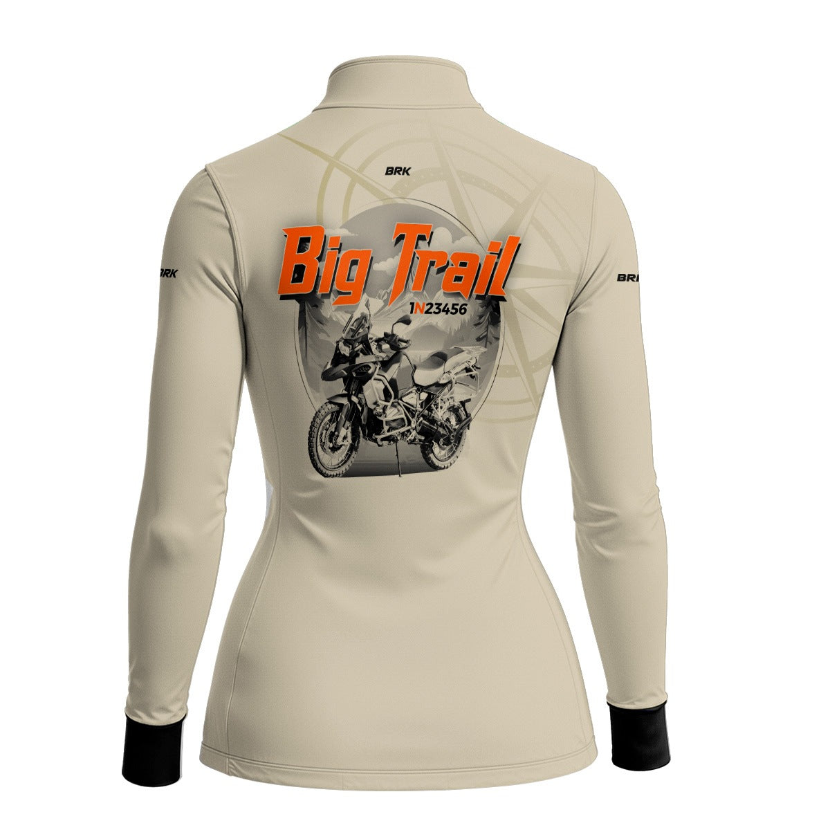 Camisa de Motociclismo Feminina Brk Big Trail Simples com Proteção Solar UV50+