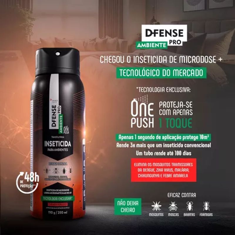 Spray D-Fense Pro Ambiente - 250 ML - D-Fense Pro