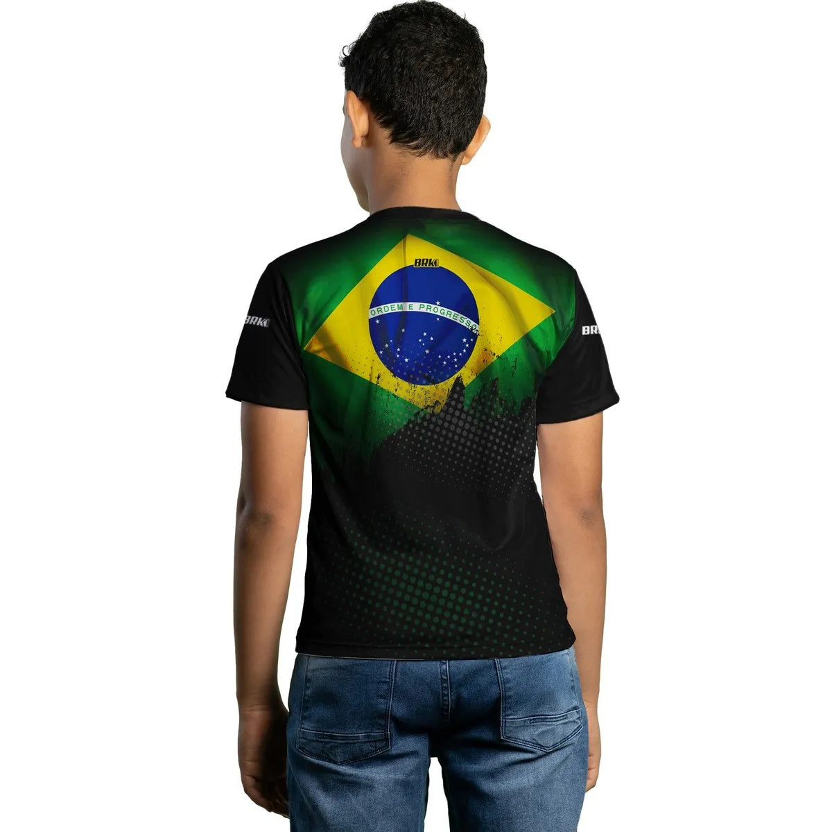 Camiseta Brk do Brasil Casual com Proteção UV50+