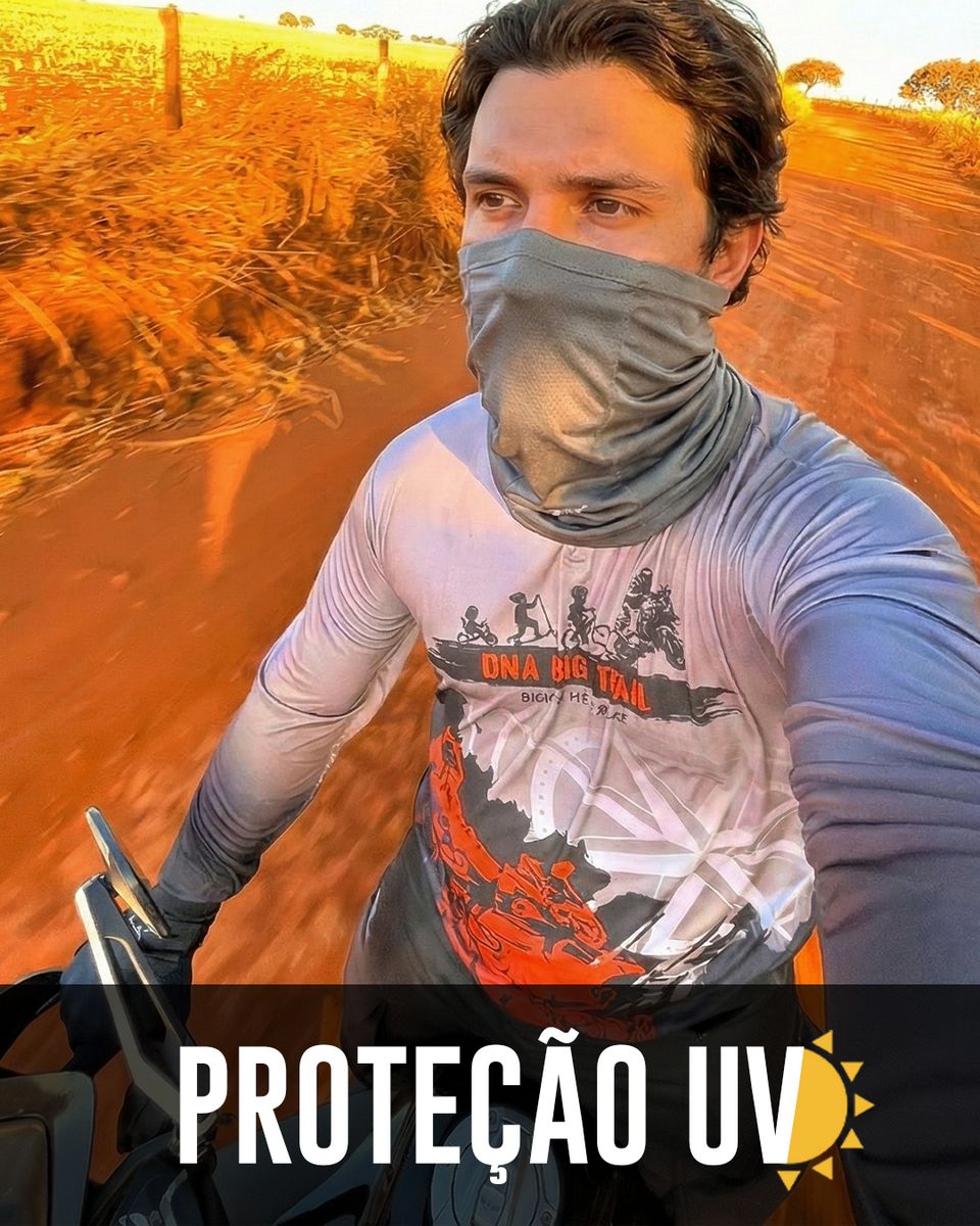 Bandana com Proteção UV50 Caveira - Envio Imediato