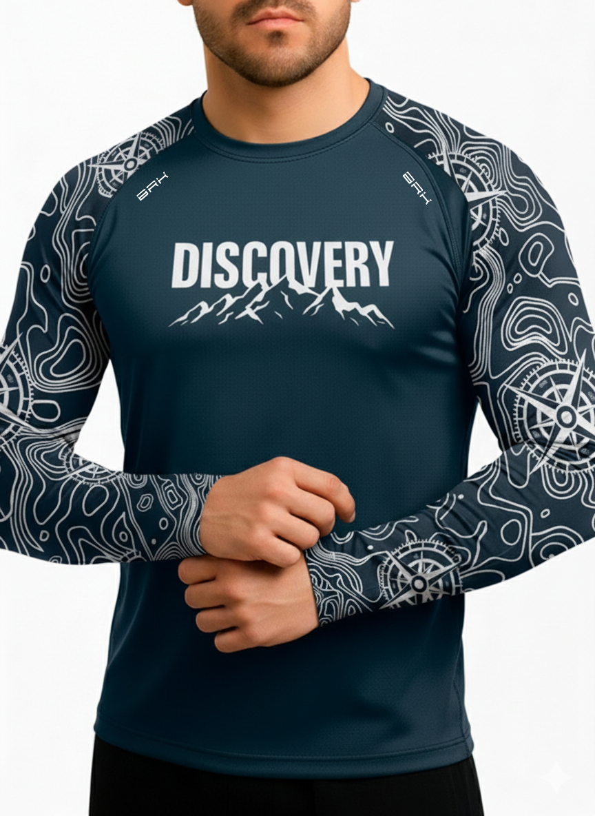 Camisa UV50 Segunda Pele Brk Discovery Montanha