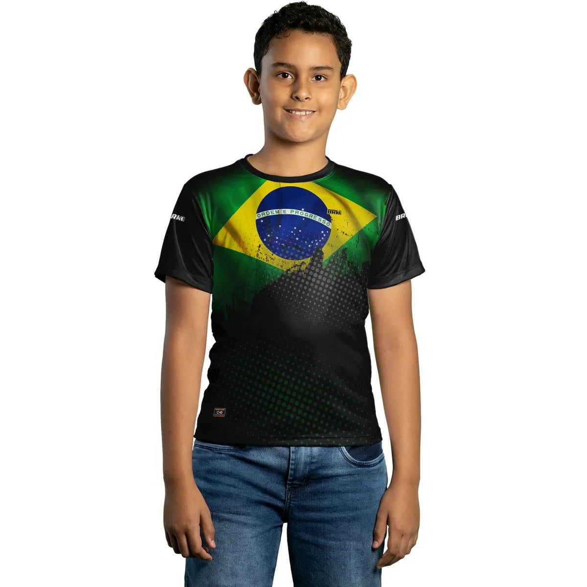 Camiseta Brk do Brasil Casual com Proteção UV50+