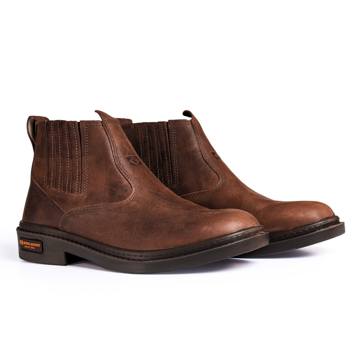 Botina de Couro Brk Texas Brown