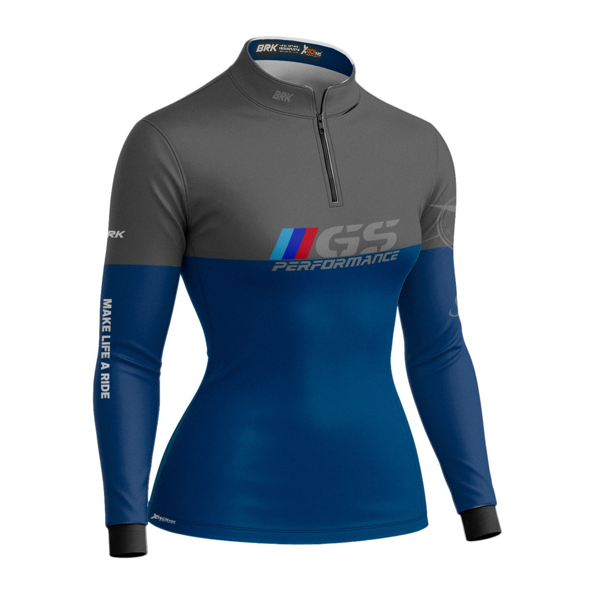 Camisa de Motociclismo Feminina Brk Big Trail GS Performance com Proteção Solar UV50+