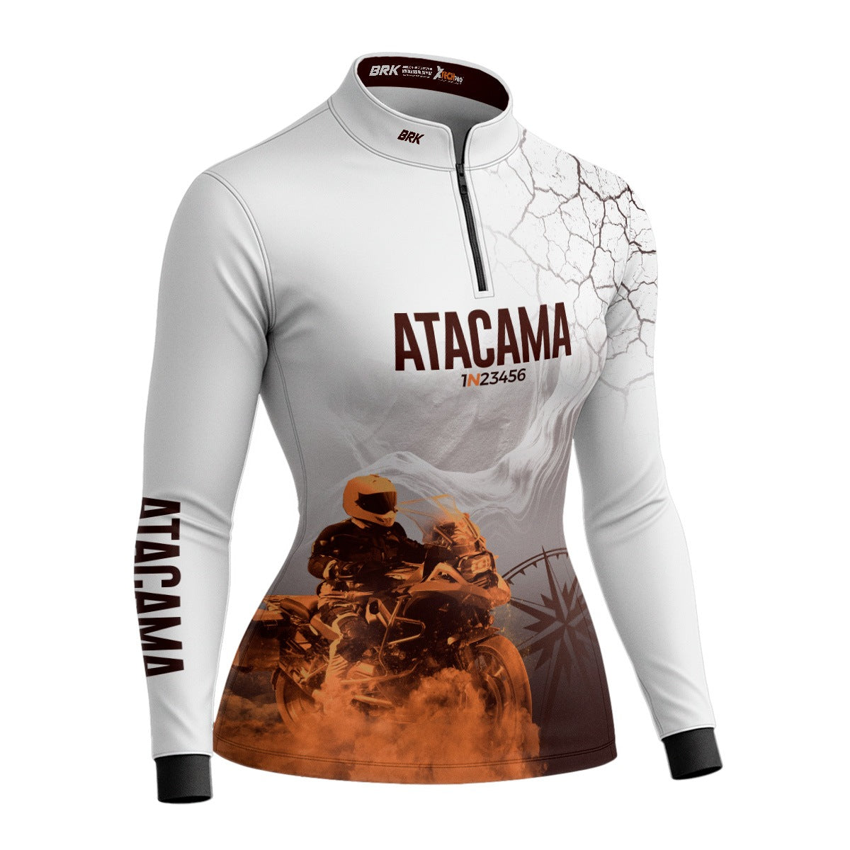 Camisa de Motociclismo Feminina Brk Expedição Atacama com Proteção Solar UV50+
