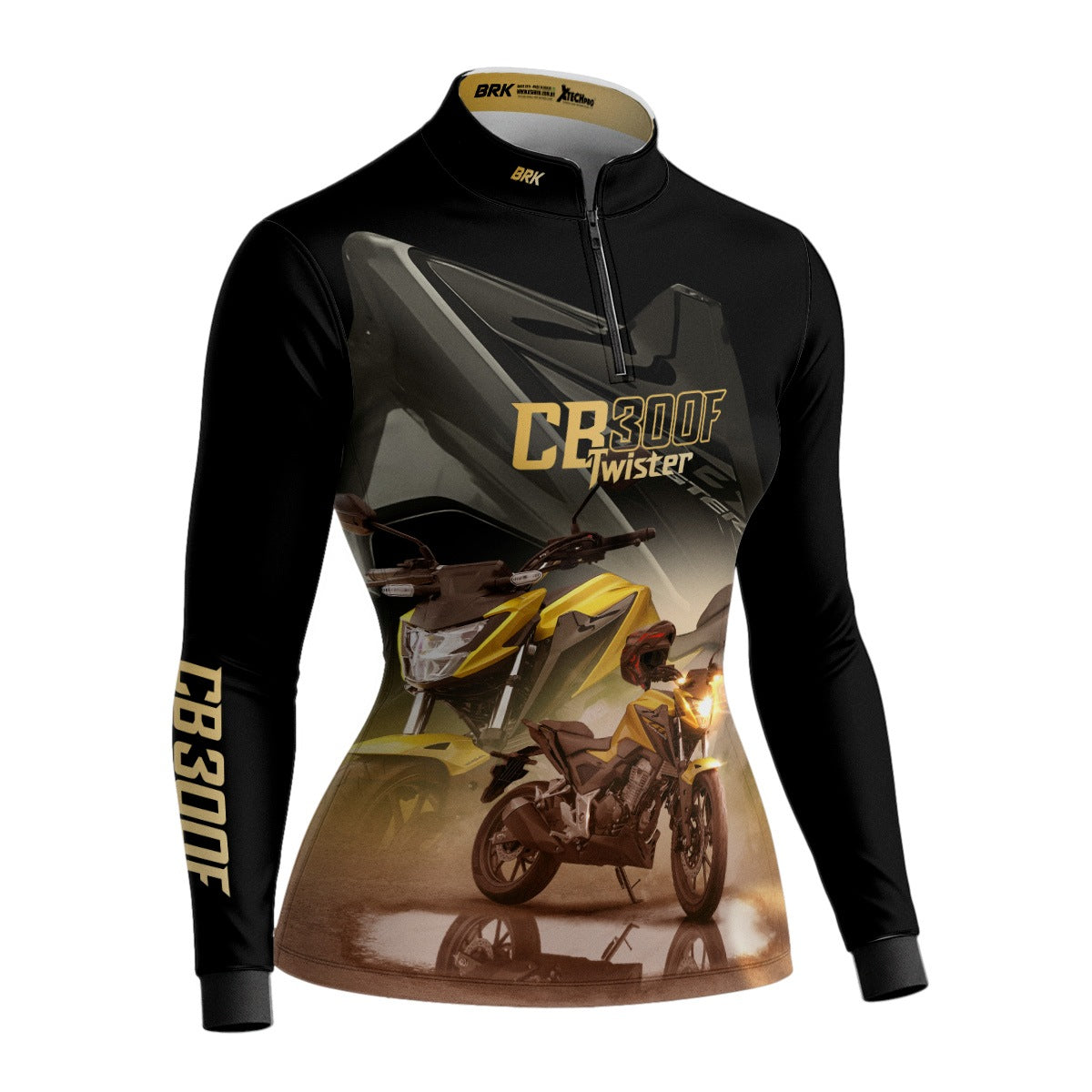 Camisa de Motociclismo Feminina Brk CB300F Twister com Proteção UV50+