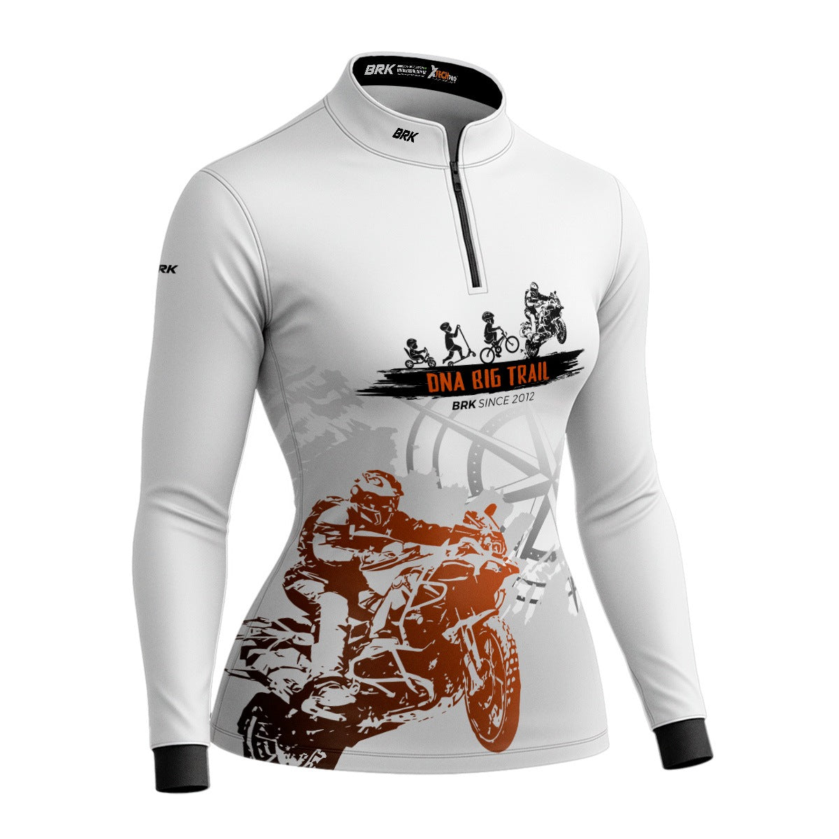 Camisa de Motociclismo Feminina Brk Evolução Big Trail com Proteção Solar UV50+
