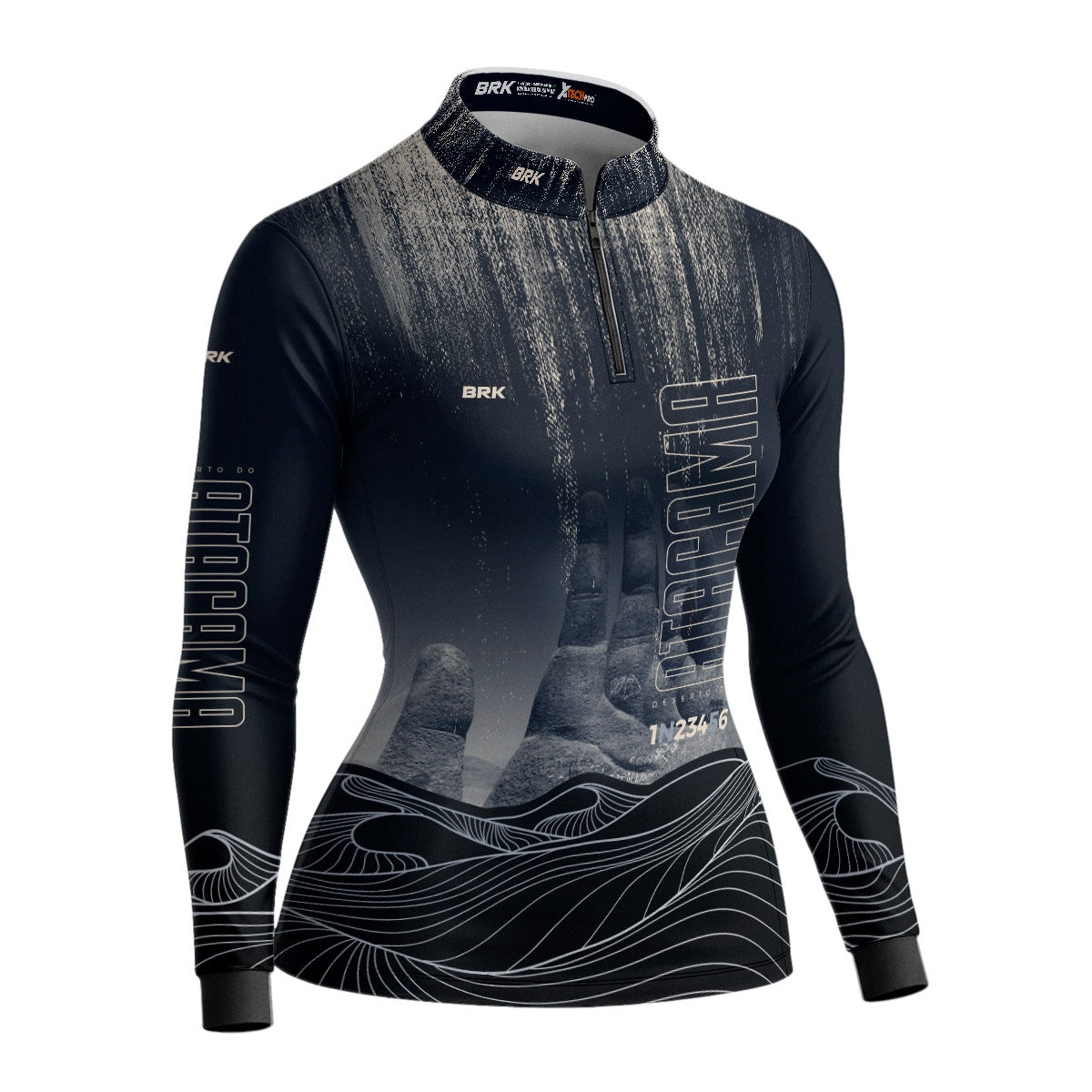 Camisa de Motociclismo Feminina Brk Deserto do Atacama com Proteção Solar UV50+