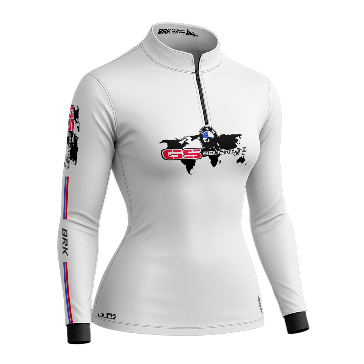 Camisa de Motociclismo Feminina Brk GS Adventure 03 com Proteção UV50+