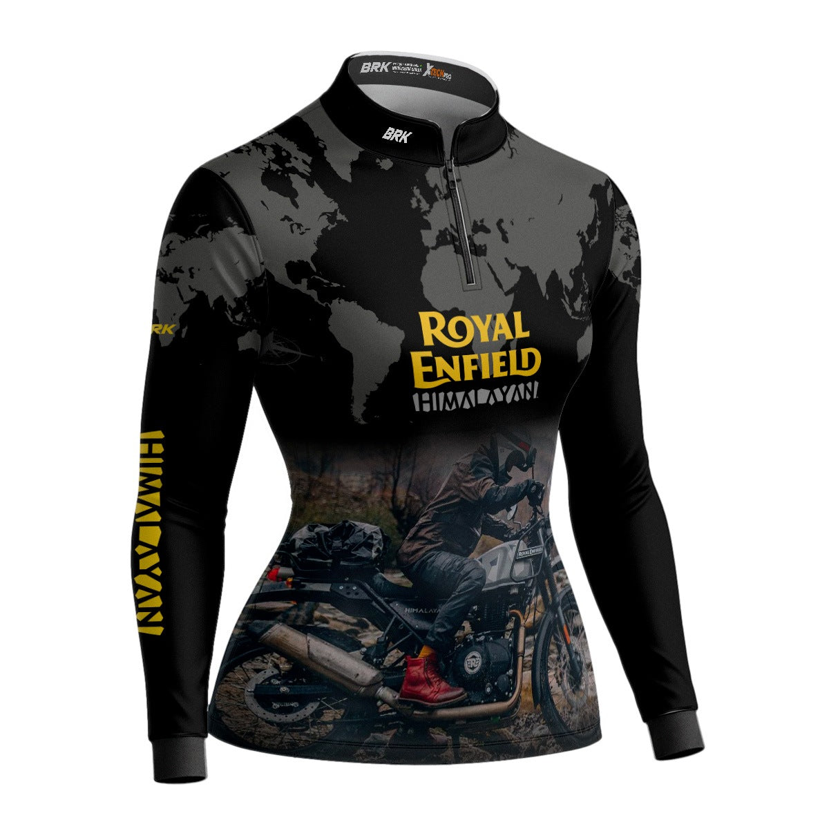 Camisa de Motociclismo Feminina Brk Royal Enfield Himalaian com Proteção UV50+