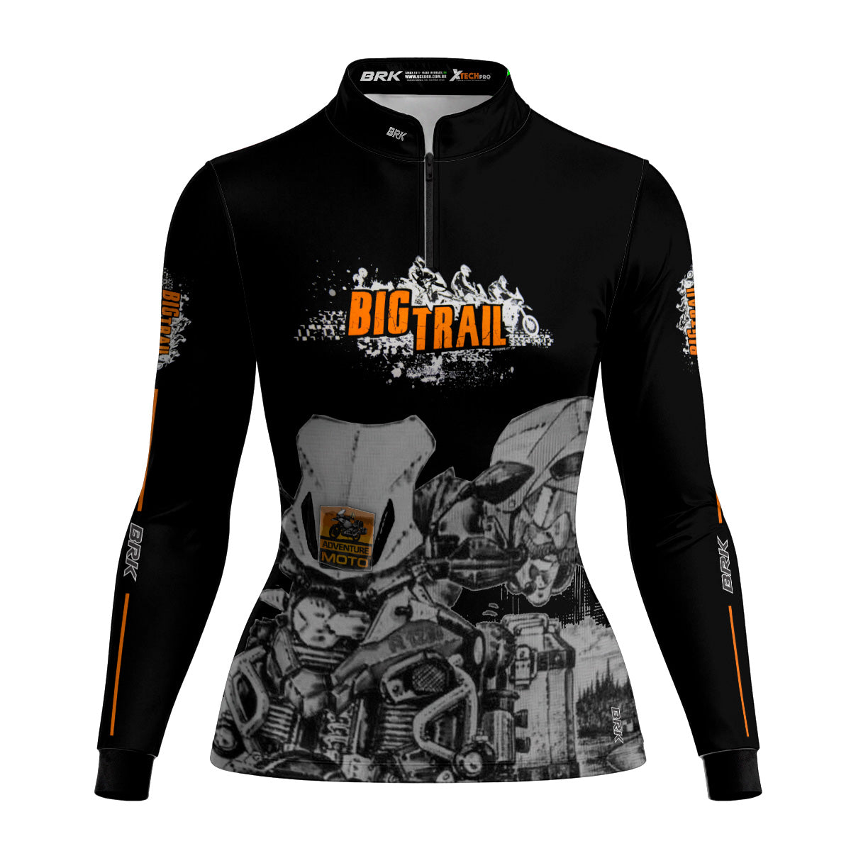 Camisa de Motociclismo Feminina Brk Big Trail com Proteção Solar UV50+