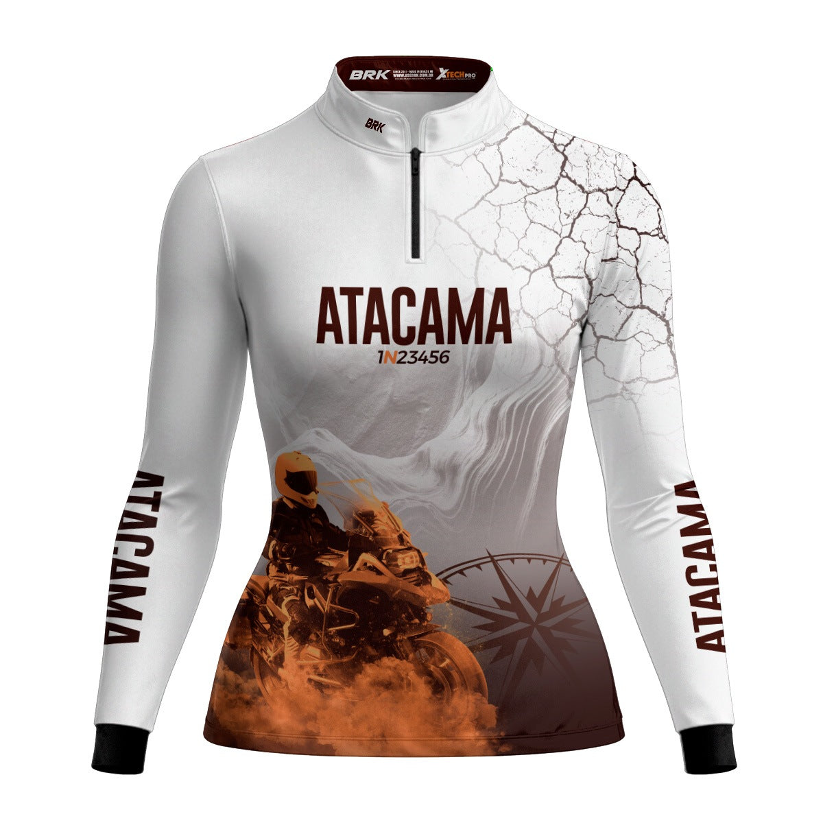 Camisa de Motociclismo Feminina Brk Expedição Atacama com Proteção Solar UV50+