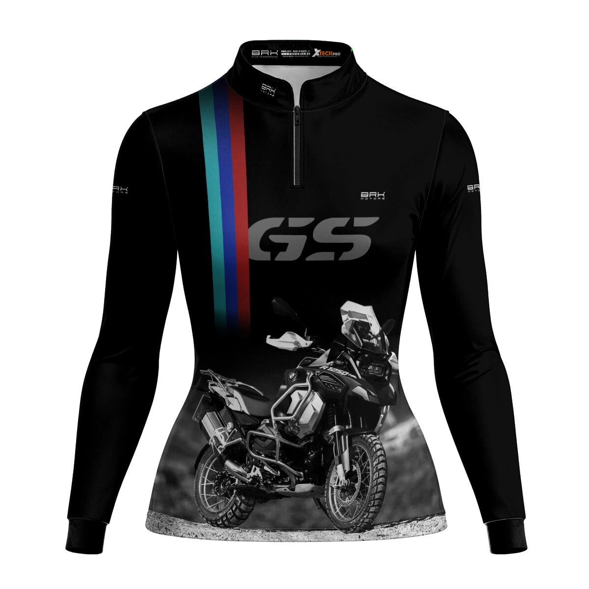 Camisa de Motociclismo Feminina Brk GS Adventure com Proteção Solar UV50+
