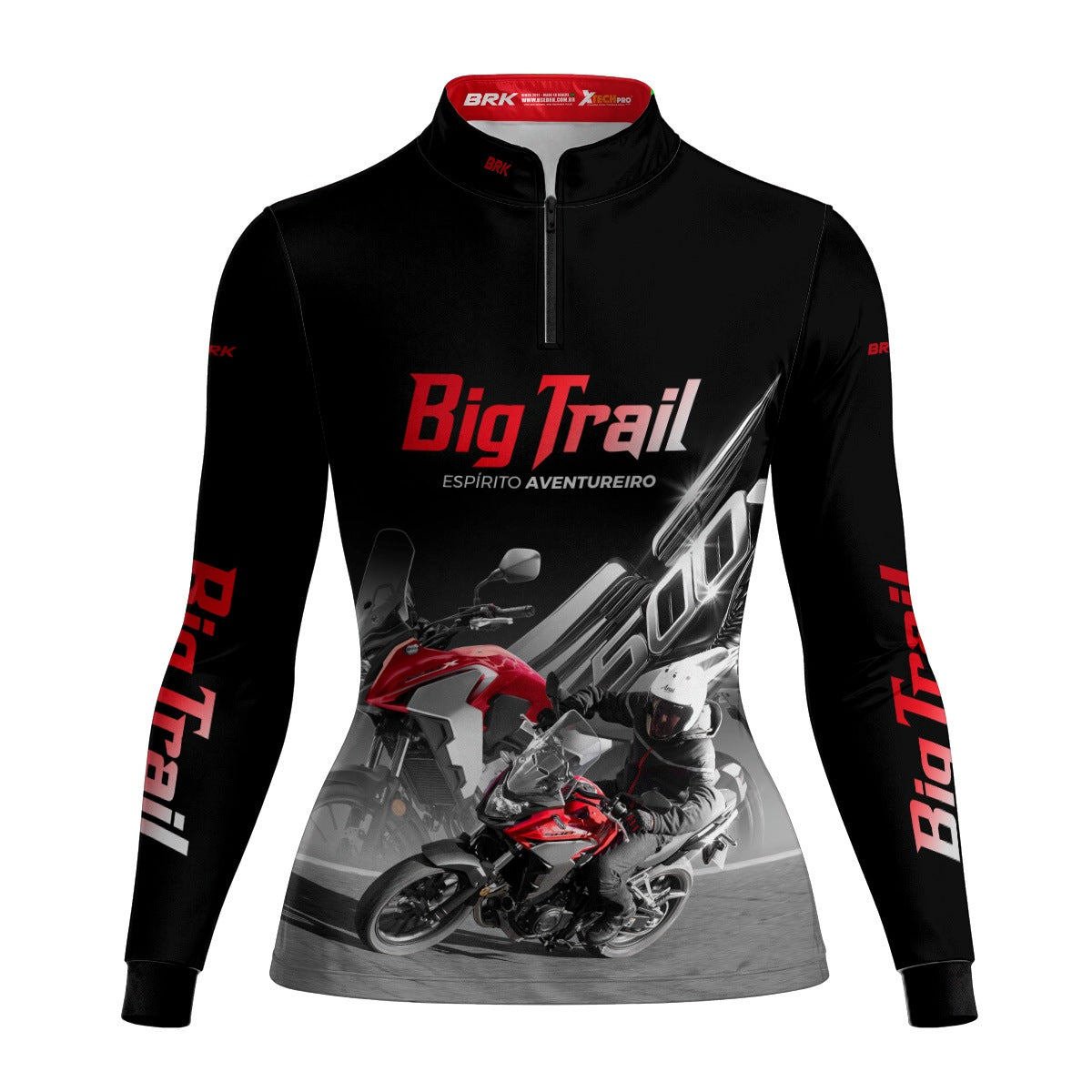 Camisa de Motociclismo Feminina Brk CB500X com Proteção Solar UV50+