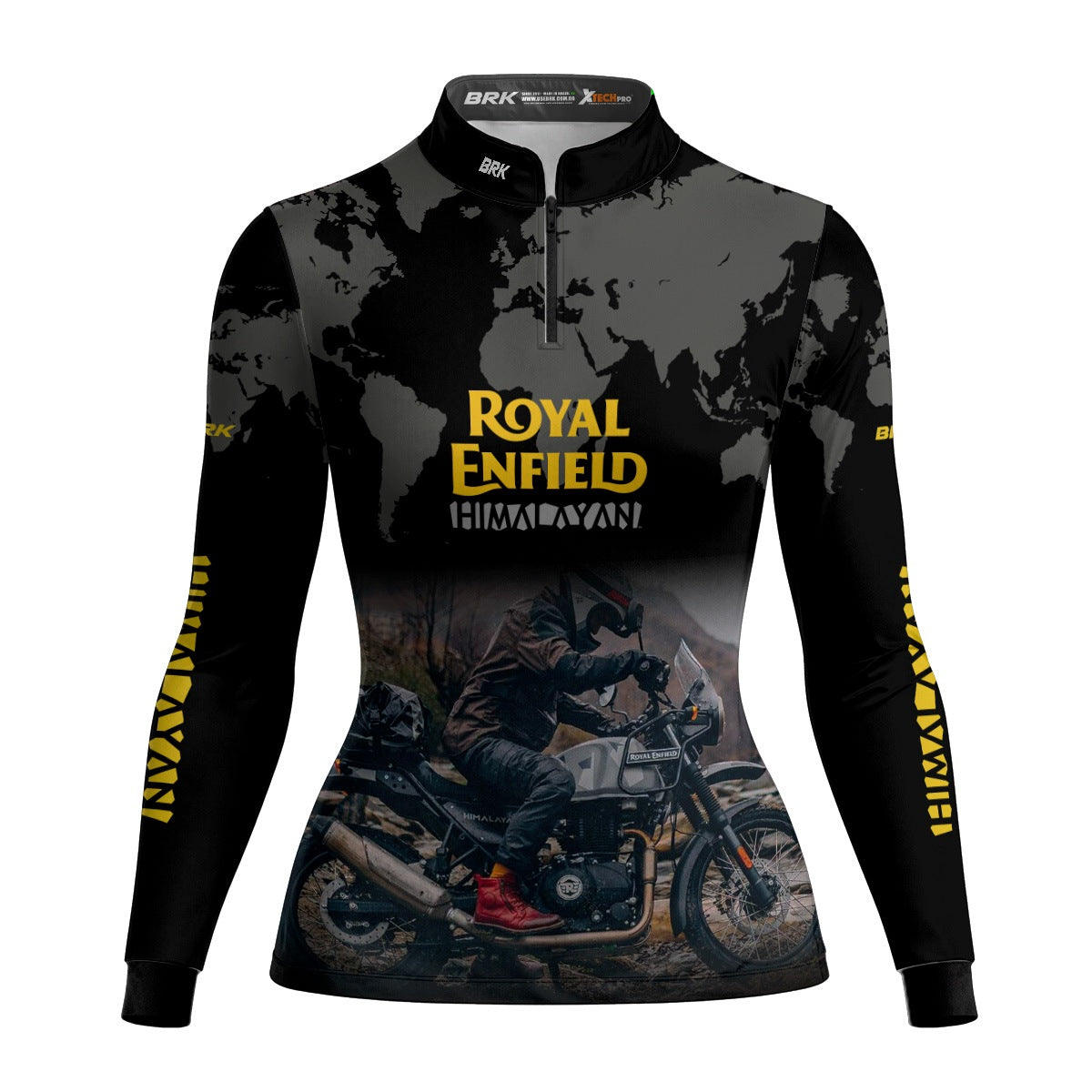 Camisa de Motociclismo Feminina Brk Royal Enfield Himalaian com Proteção UV50+