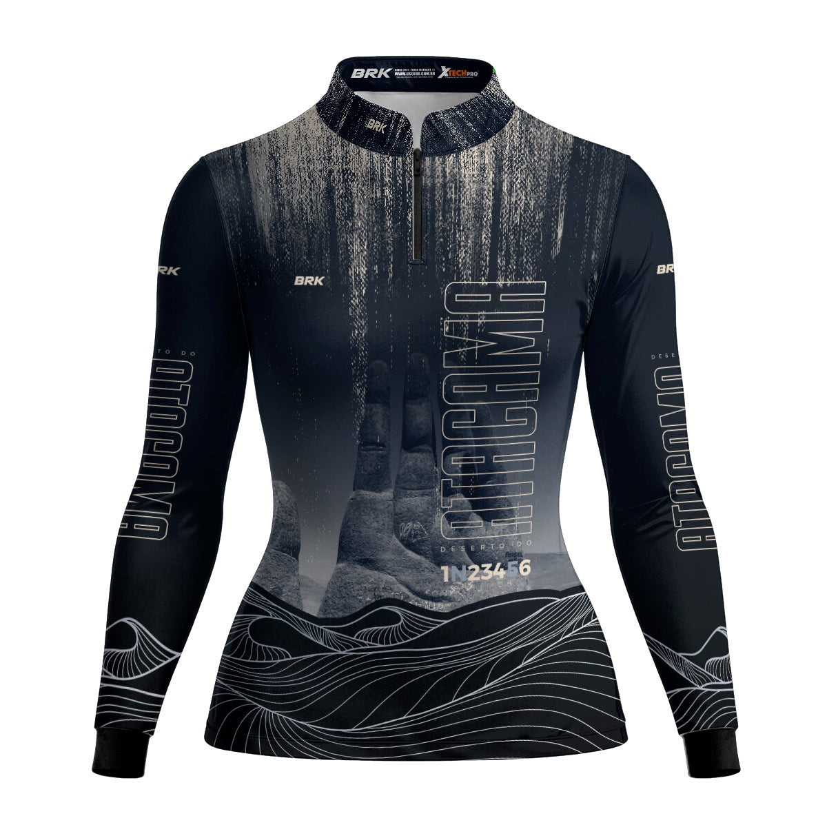 Camisa de Motociclismo Feminina Brk Deserto do Atacama com Proteção Solar UV50+