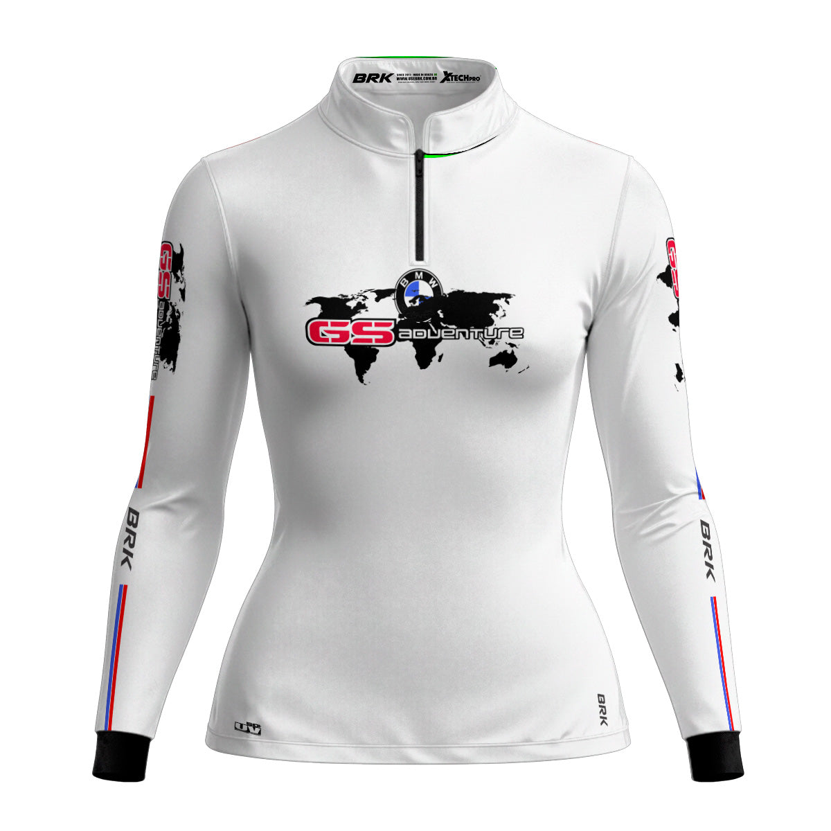 Camisa de Motociclismo Feminina Brk GS Adventure 03 com Proteção UV50+