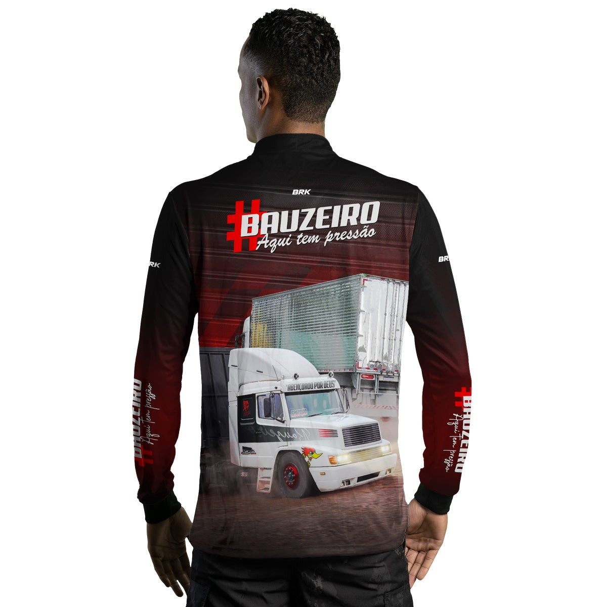 Camisa de Caminhão Brk Bauzeiro com UV50+