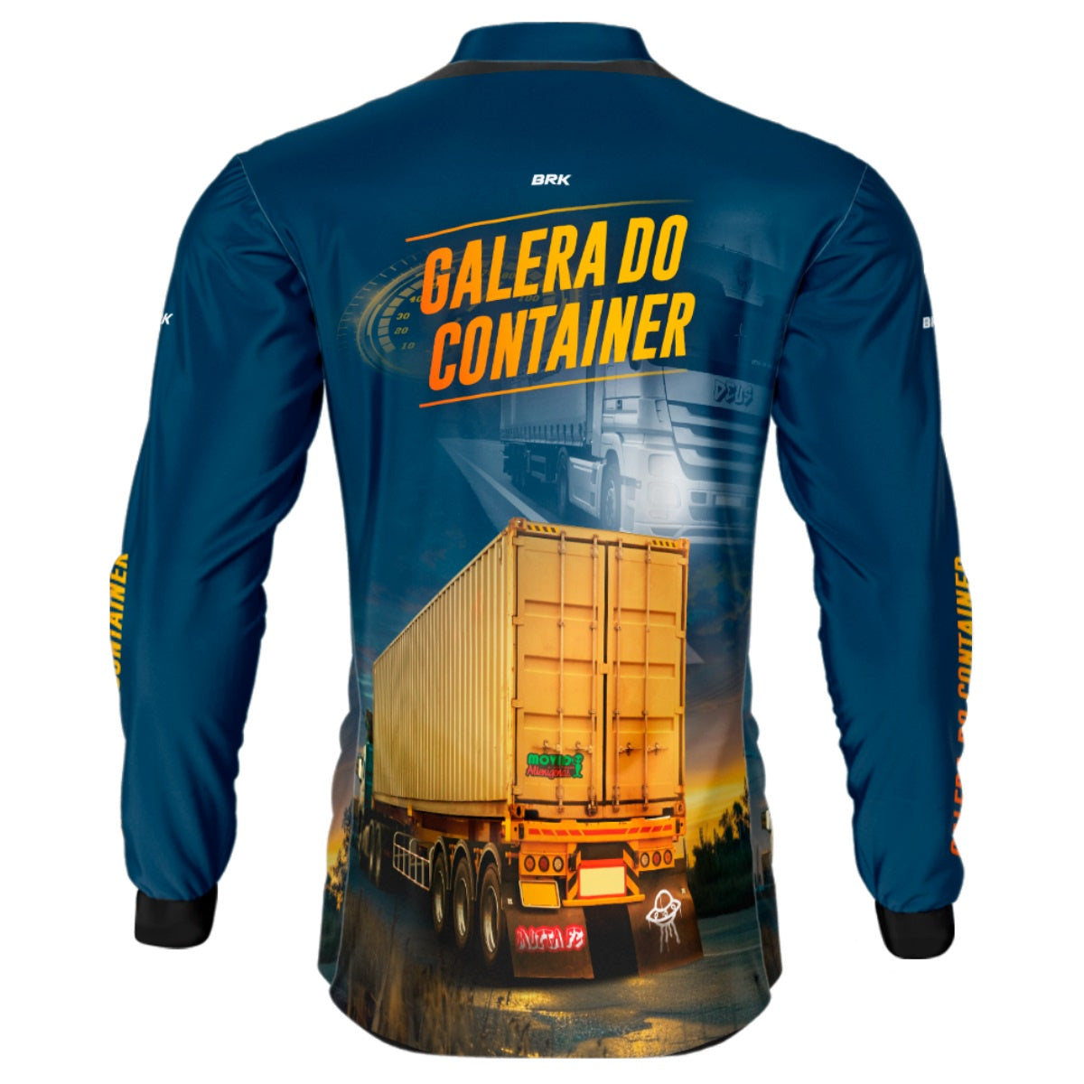 Camisa de Caminhão Brk Galera do Container com UV50+