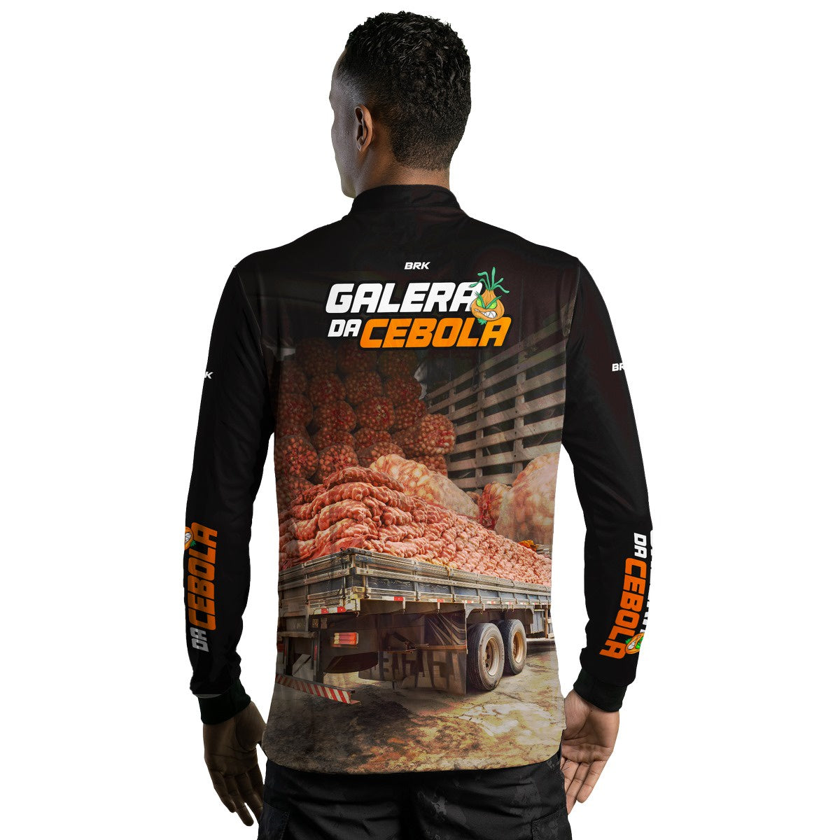 Camisa de Caminhão Brk Galera da Cebola com Proteção Solar UV50+