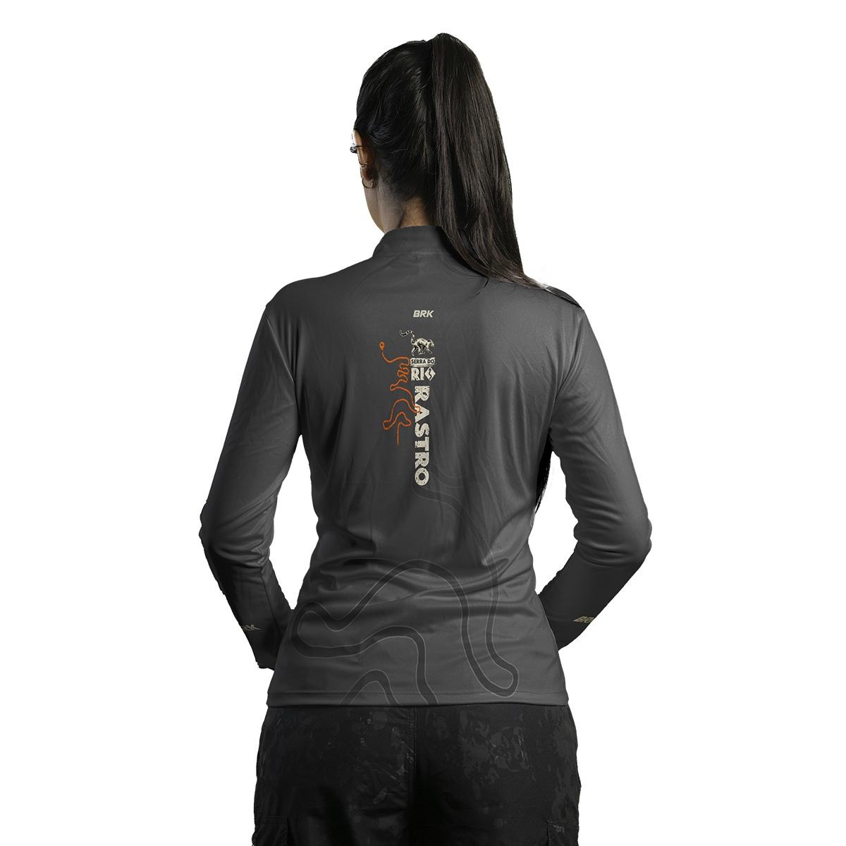 Camisa Feminina de Motociclismo Brk Expedição Serra do Rio Rastro com UV50+