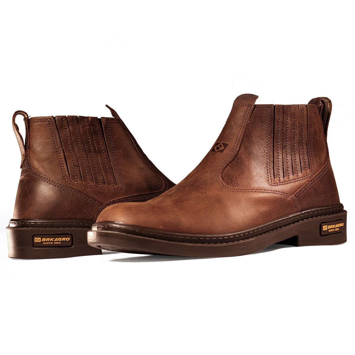 Botina de Couro Brk Texas Brown