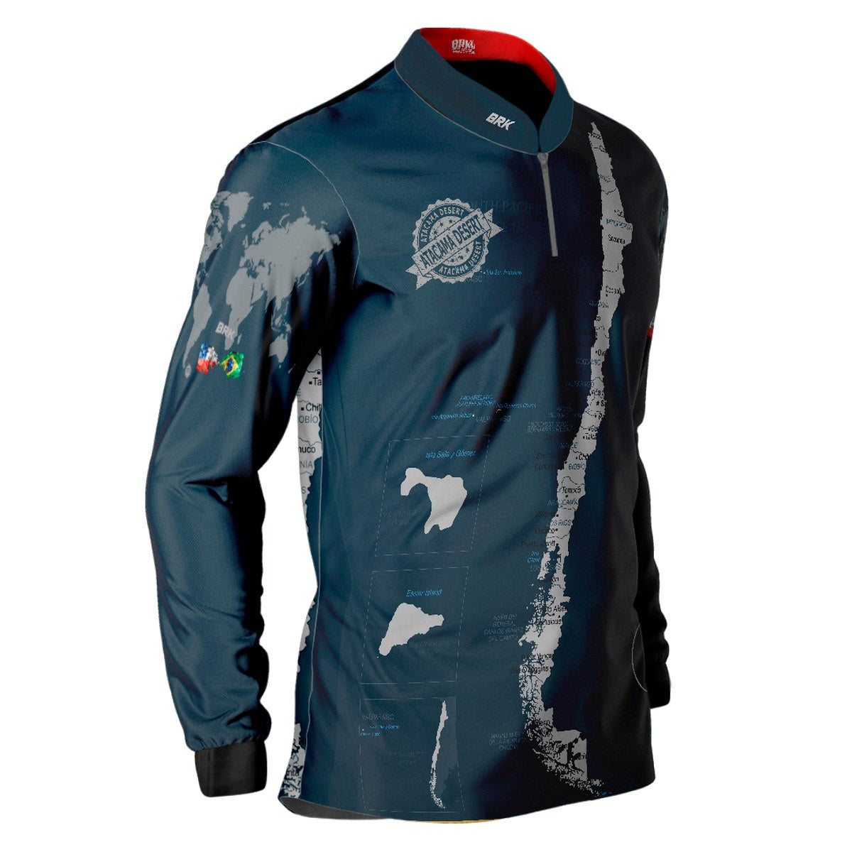 Camisa Expedição Brk Atacama Chile com Proteção Solar UV50 Envio Imediato
