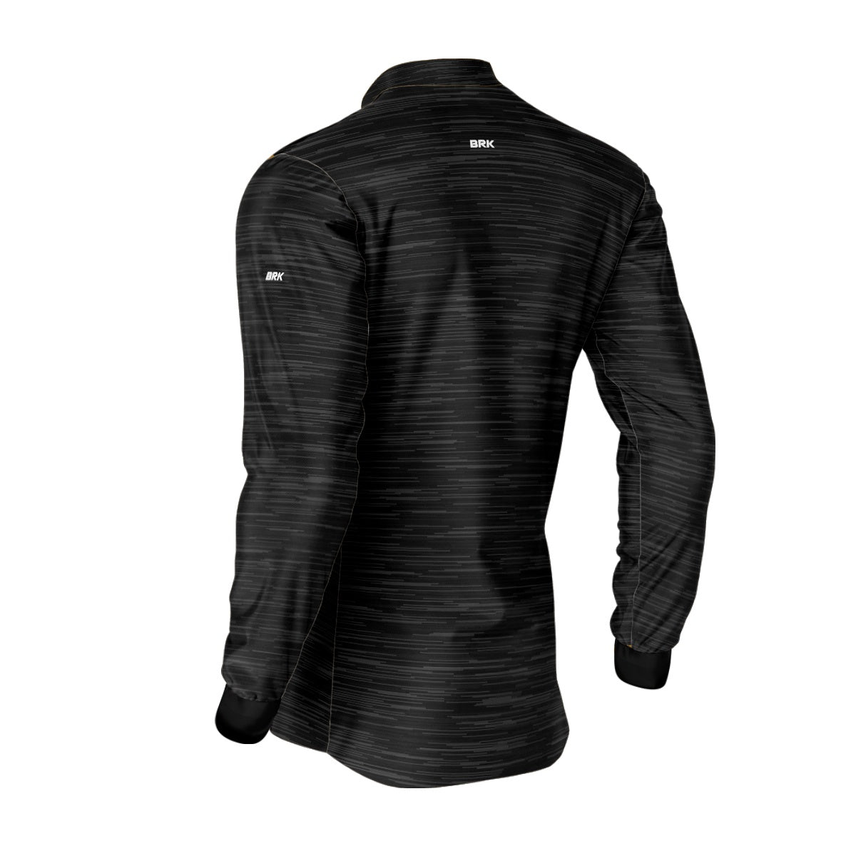 Camisa de Motociclismo Brk Mescla Cinza Escuro com Proteção Solar UV50+
