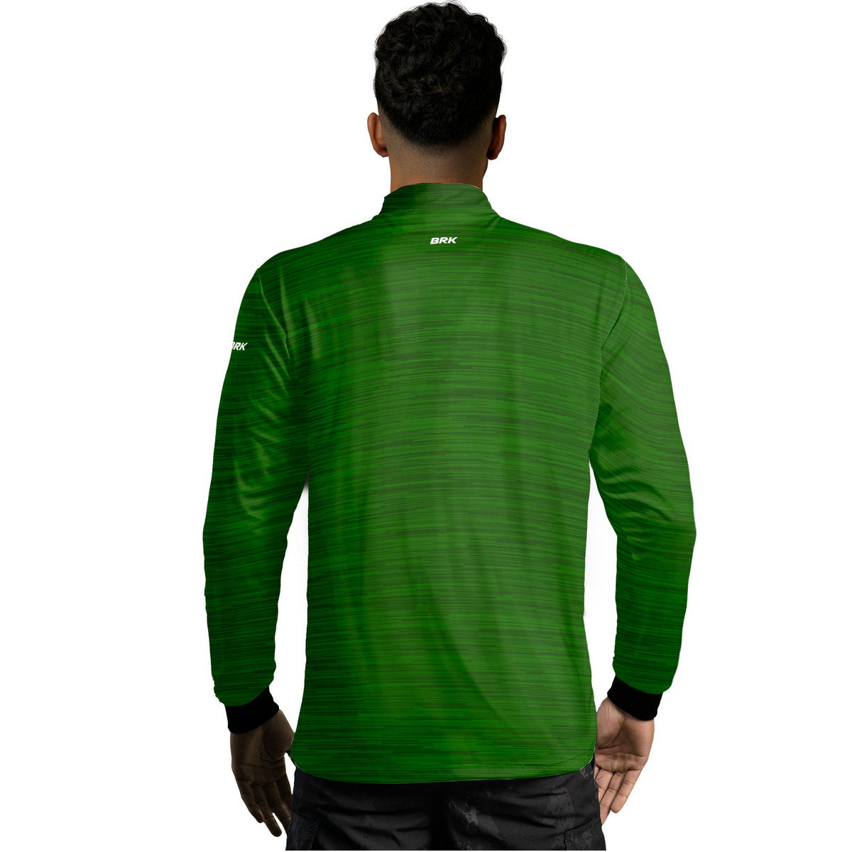 Camisa de Motociclismo Brk Mescla Verde Claro com Proteção Solar UV50+