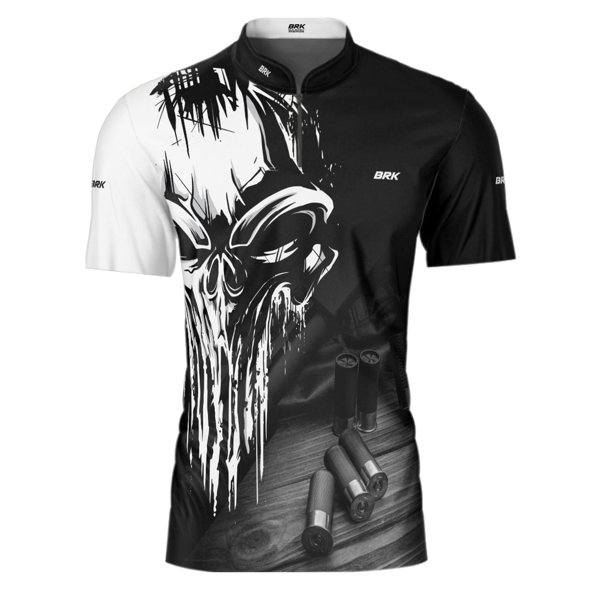 Camiseta Brk Militar Caveira com Proteção Solar UV50+